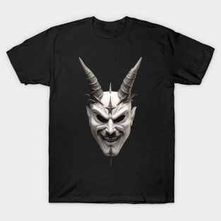 Revolutionary Fusion: Guy Fawkes Mask Shaped as Baphomet T-Shirt